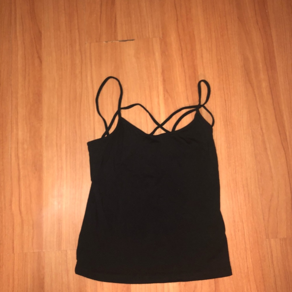 Crisp Cross Tank Top